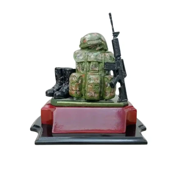 Morral Fusil y Botas Camuflado