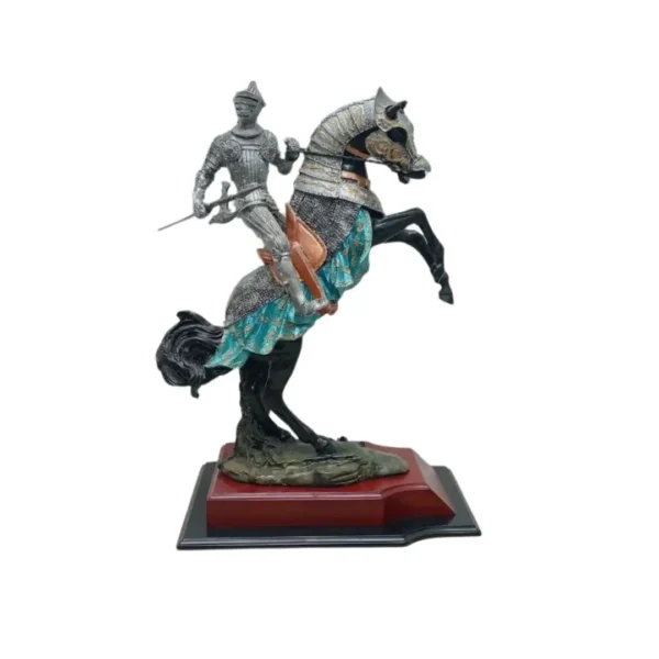 Caballero con Armadura Plateada