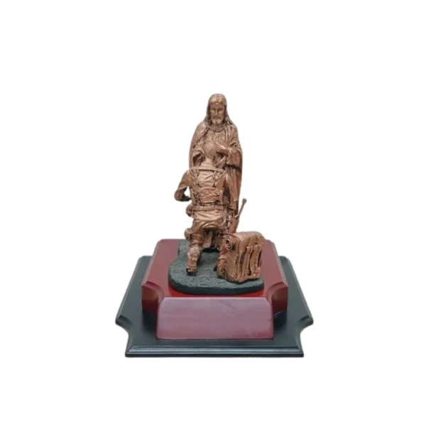 Soldado Arrodillado Frente a Jesús