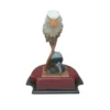 Busto de Águila Con Piloto de Helicóptero
